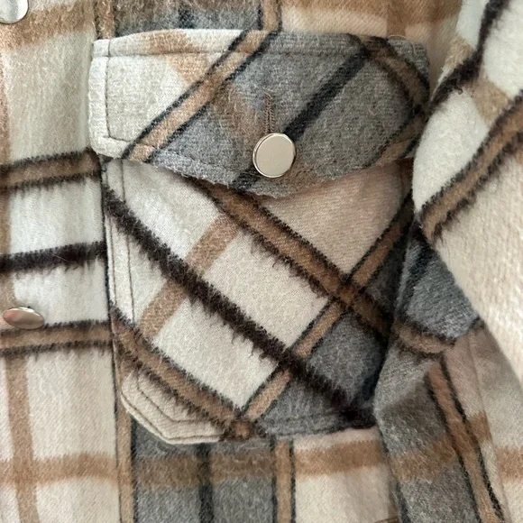 Zara Flannel Jacket - Picture 2 of 3